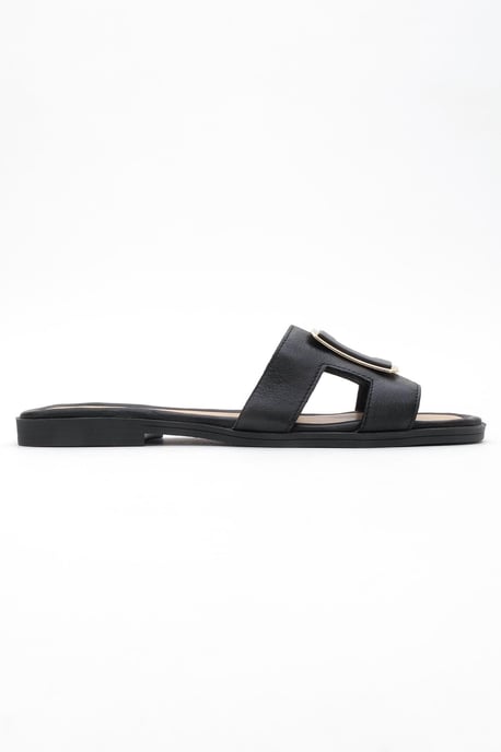 MILLIE Leder Schnalle Slide (Women) - Image 5