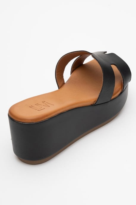 Lia Leder Plateau Sandale (Women) - Image 5