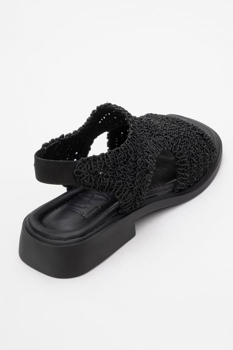 Weave Leder Geflochten Sandale (Women) - Image 4