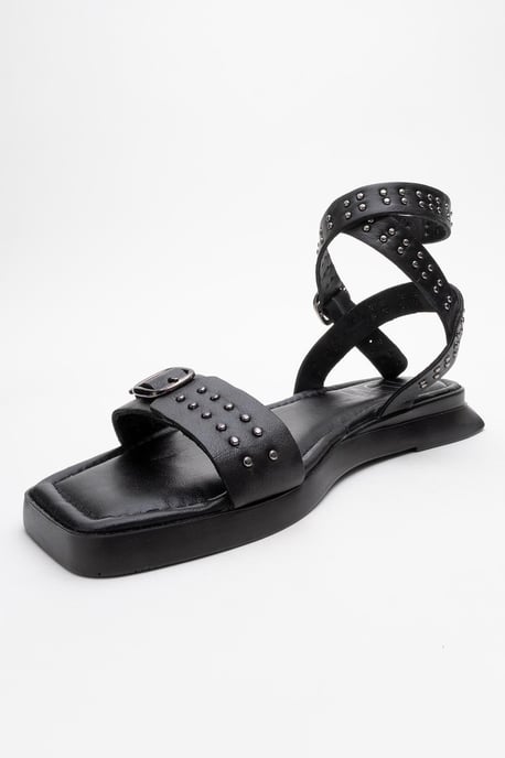 Forever & Always Leder-Sandale (Damen), Modell Carril - Schwarz - Image 6
