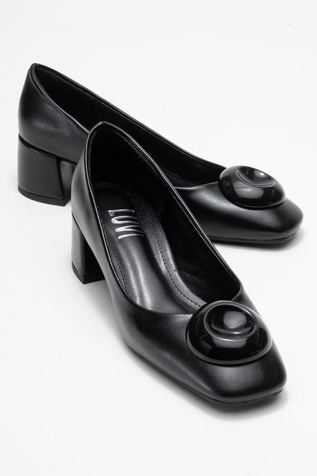 Mila Schnalle Eckige Zehenpartie Blockabsatz Pumps (Damen) - Image 2