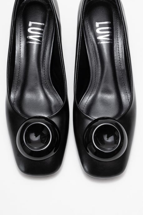Mila Schnalle Eckige Zehenpartie Blockabsatz Pumps (Damen) - Image 3