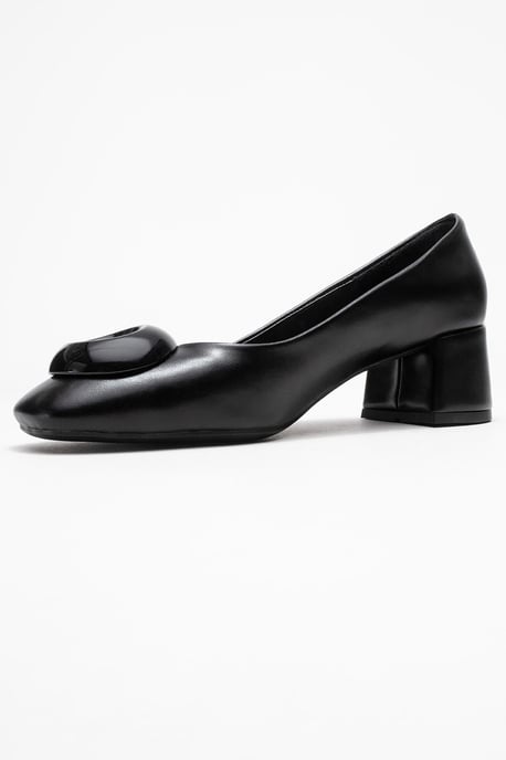 Mila Schnalle Eckige Zehenpartie Blockabsatz Pumps (Damen) - Image 4