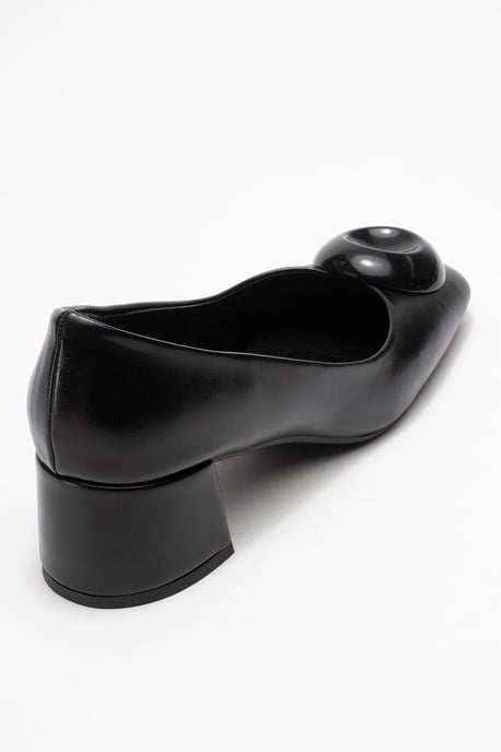 Mila Schnalle Eckige Zehenpartie Blockabsatz Pumps (Damen) - Image 5
