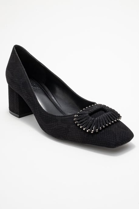 Velora Schnalle Eckige Zehenpartie Blockabsatz Pumps (Damen) - Image 1