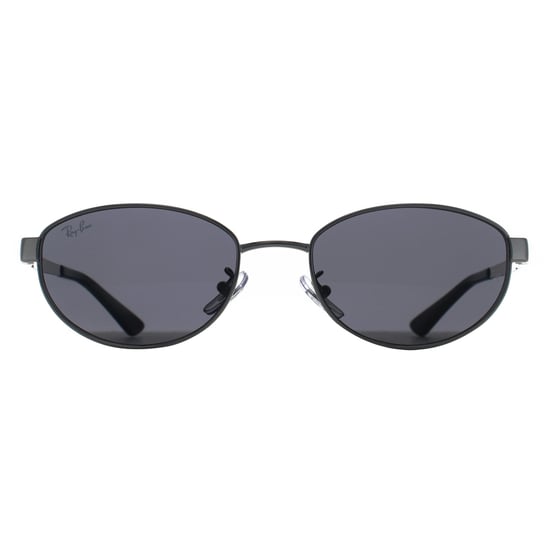 Ray-Ban Oval Damen Poliert Silber Dunkelgrau RB3774D - Image 1