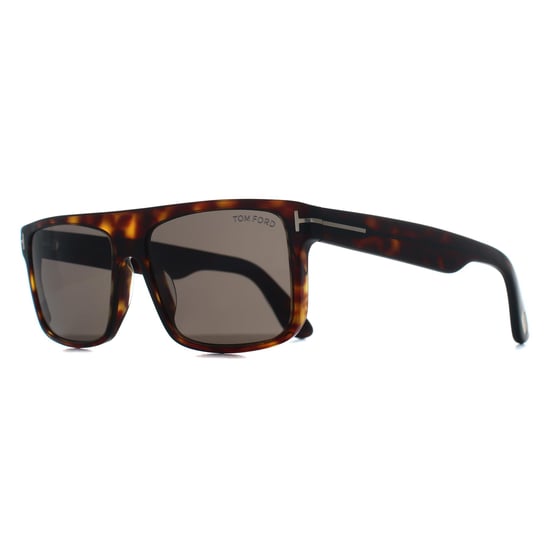 Tom Ford Rectangle Mens Dark Havana Smoke Grey Philippe FT0999 - Image 2