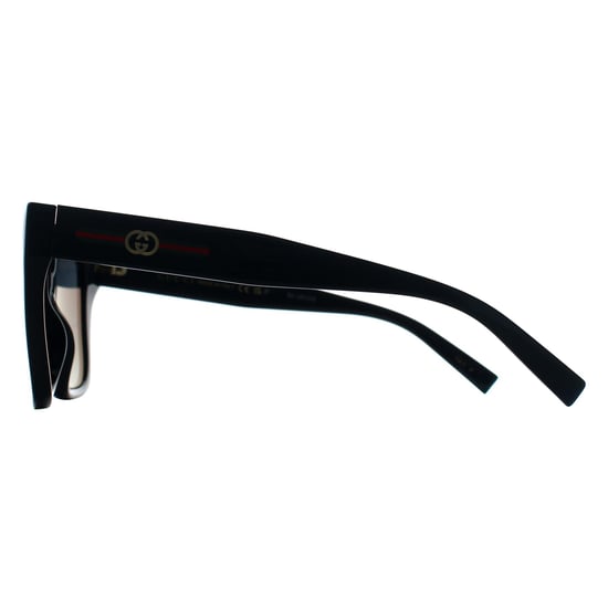 Gucci Square Damen Schwarz Grau Polarisiert GG2102S - Image 3