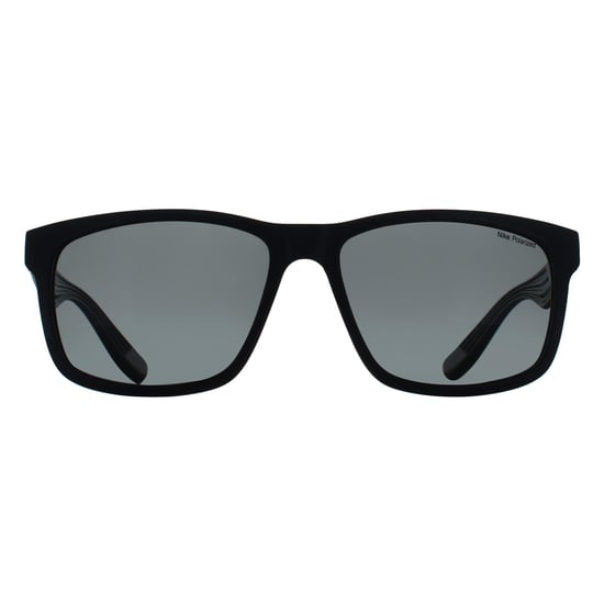 Nike Rechteckig Herren Glänzend Schwarz Grau Polarisiert Cruiser P FQ4678 - Image 1