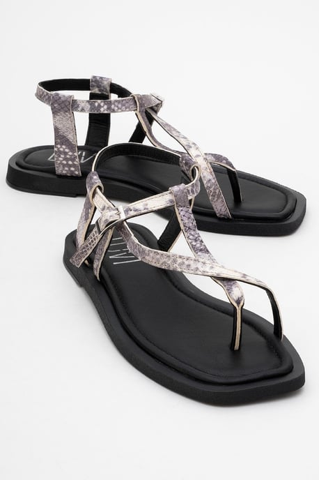 Morgana Leder Thong Sandale (Women) - Image 1