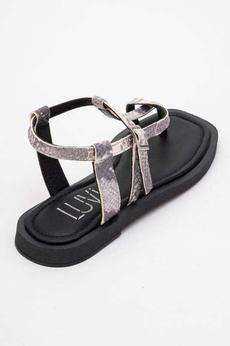 Morgana Leder Thong Sandale (Women) - Image 4