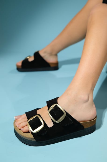 Harbor Wildleder Leder Two-Strap Sandale (Women) - Image 5