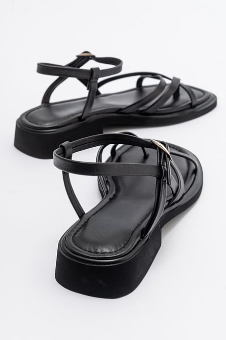 Antas Mit Riemchen Leder Flach Sandalen (Women) - Image 5