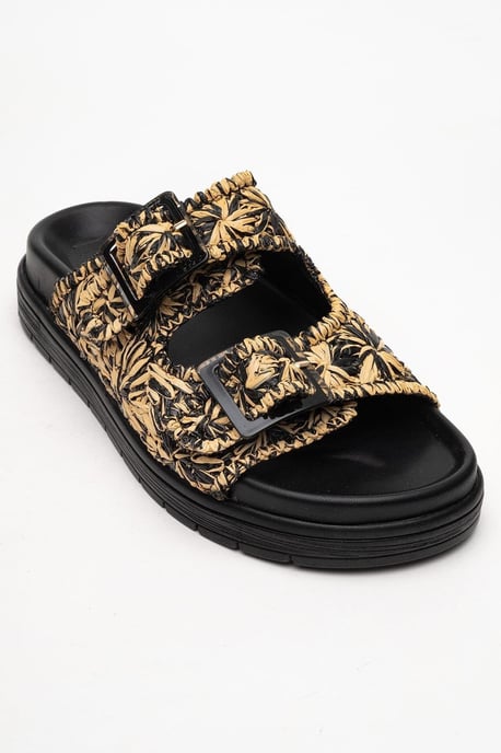Milana Leder Double‑Strap Sandale (Women) - Image 3