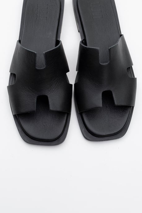 Jez Leder Slide Sandale (Women) - Image 2