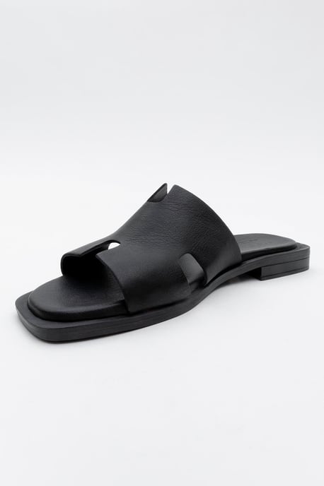 Jez Leder Slide Sandale (Women) - Image 4