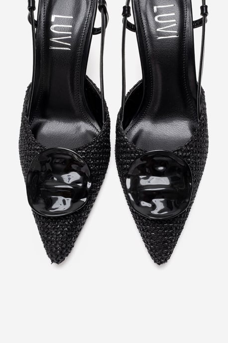 Levia Geflochtener Slingback-Pump mit spitzer Zehenpartie - Image 3