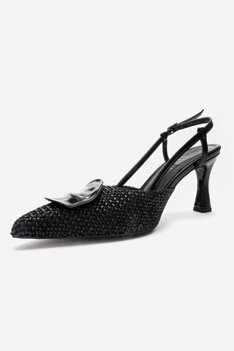 Levia Geflochtener Slingback-Pump mit spitzer Zehenpartie - Image 4