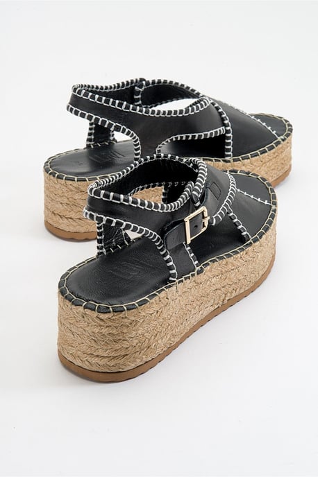 Bellezza Leder-Plateausandale (Damen) - Image 3