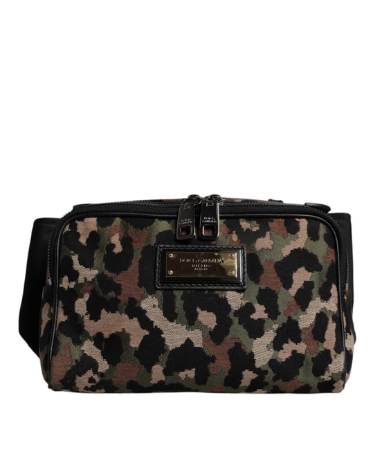 Dolce & Gabbana Mehrfarbiges Leoparden DG Logo Gürtel Hüfttasche Bag - Image 2