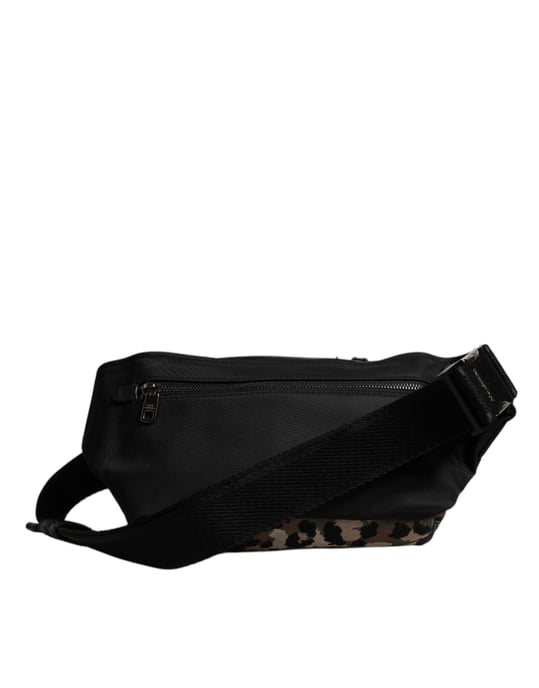 Dolce & Gabbana Mehrfarbiges Leoparden DG Logo Gürtel Hüfttasche Bag - Image 4