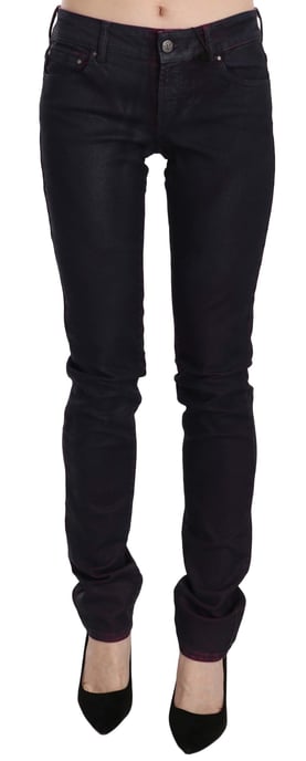 Cavalli Beschichtete Skinny-Jeans Navy - Image 1