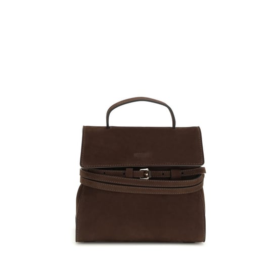 Moschino Braune Kalbleder Bos Taurus Handtasche - Image 1