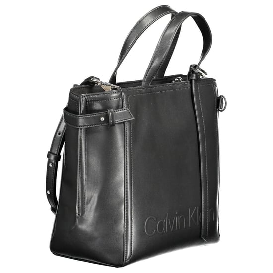 Calvin Klein Schwarze Polyester Damen-Handtasche - Image 3