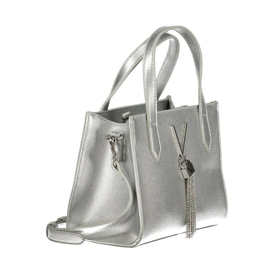 Mario Valentino Silberne Polyurethan Damenhandtasche - Image 3