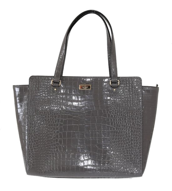 Kate Spade Graue Krokodil-Prägung Leder Elissa Bristol Drive Tote Handtasche - Image 2