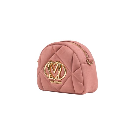 Love Moschino Pink Wildlederleder Handtasche - Image 3