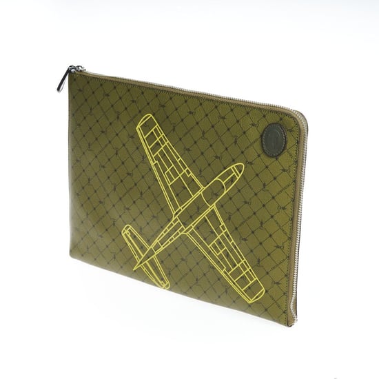 Trussardi Grüner Leder Herren-Clutch - Image 2