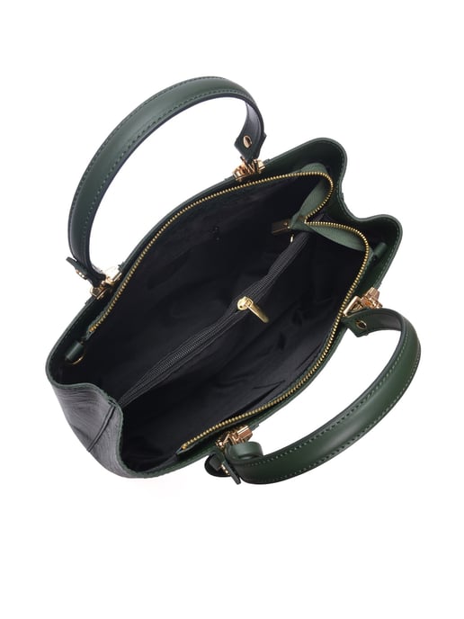 Anna Luchini Grün Rindsledertasche - Image 4