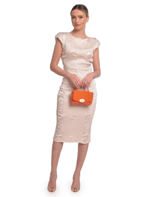 Roberta M Orange Rindsledertasche - Image 5