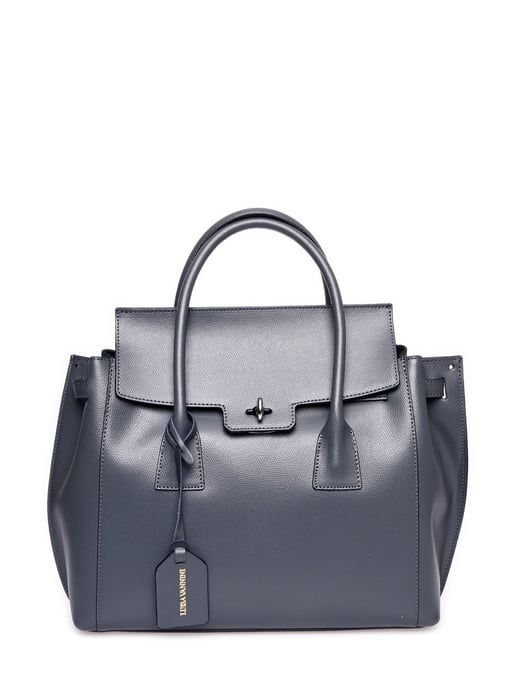 Luisa Vannini Grau Rindsledertasche - Image 1