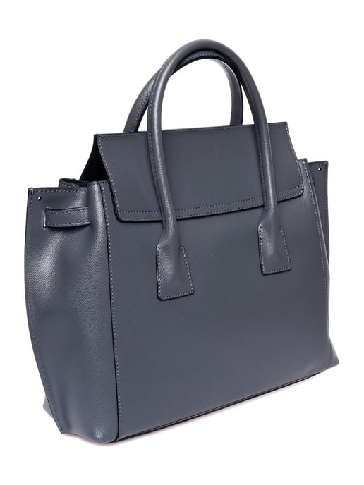 Luisa Vannini Grau Rindsledertasche - Image 2
