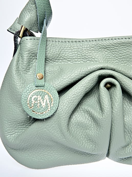 Roberta M Grün Rindsledertasche - Image 3