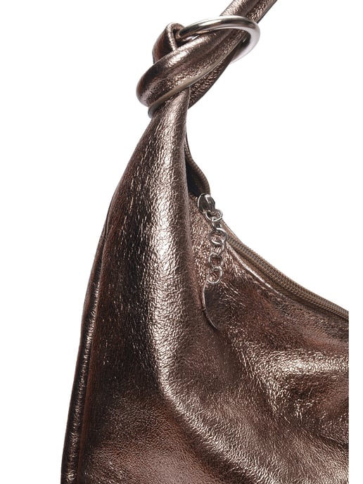 Anna Luchini Bronze Rindsledertasche - Image 3