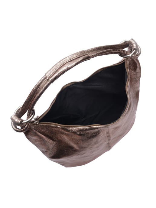 Anna Luchini Bronze Rindsledertasche - Image 4