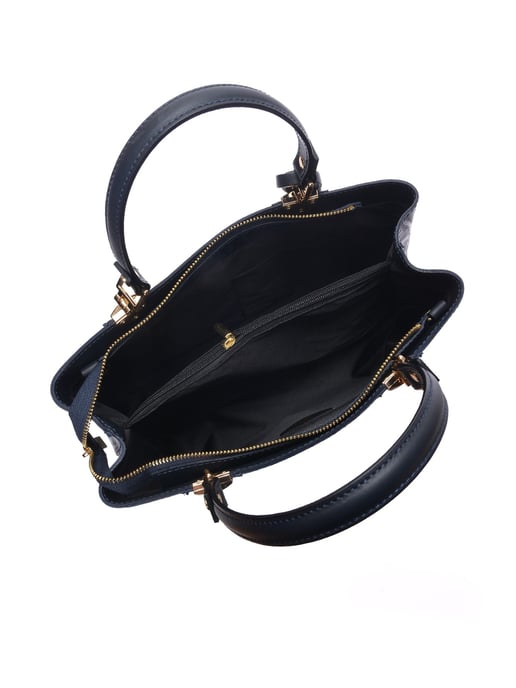 Anna Luchini Blau Rindsledertasche - Image 4