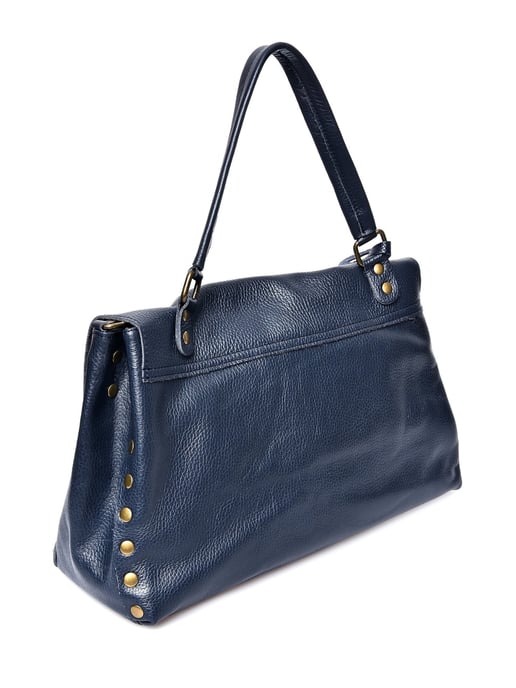Anna Luchini Blau Rindsledertasche - Image 2
