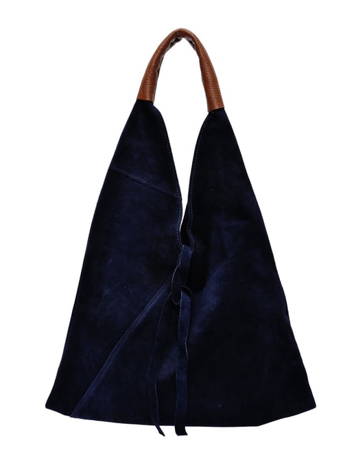 Anna Luchini Blau Rindsledertasche - Image 1