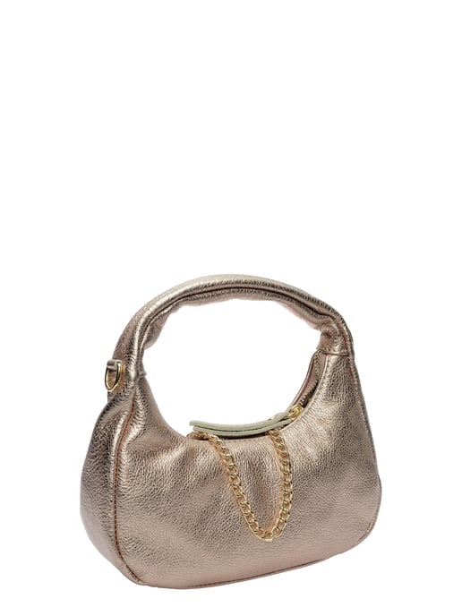 Anna Luchini Bronze Rindsledertasche - Image 2
