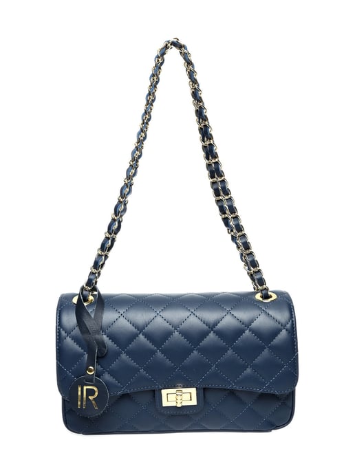 Isabella Rhea Blau Rindsledertasche - Image 1