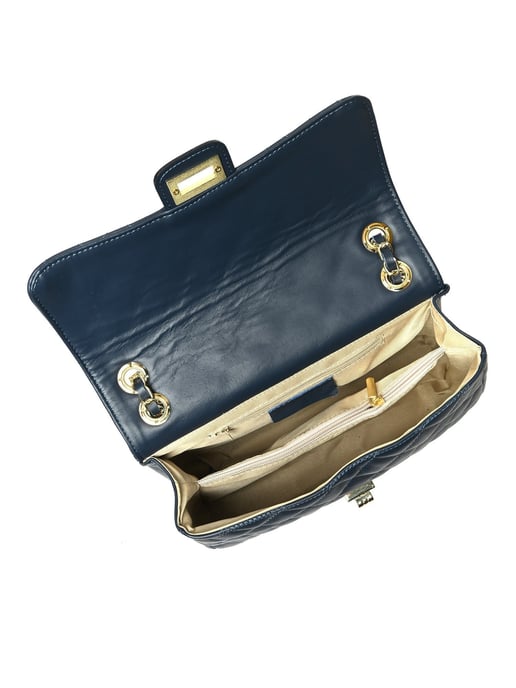 Isabella Rhea Blau Rindsledertasche - Image 4
