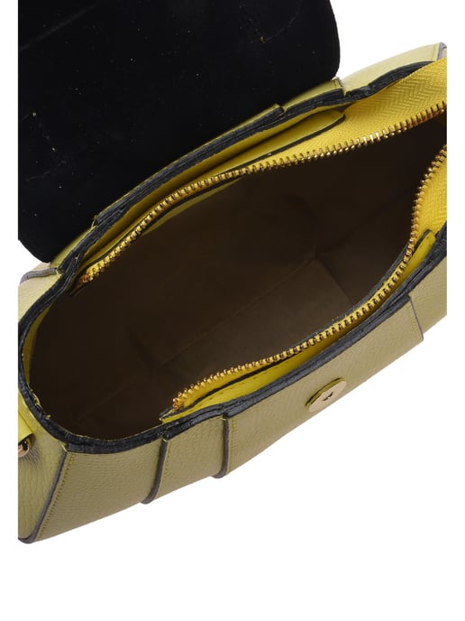 Luisa Vannini Zweifarbig Rindsledertasche - Image 4