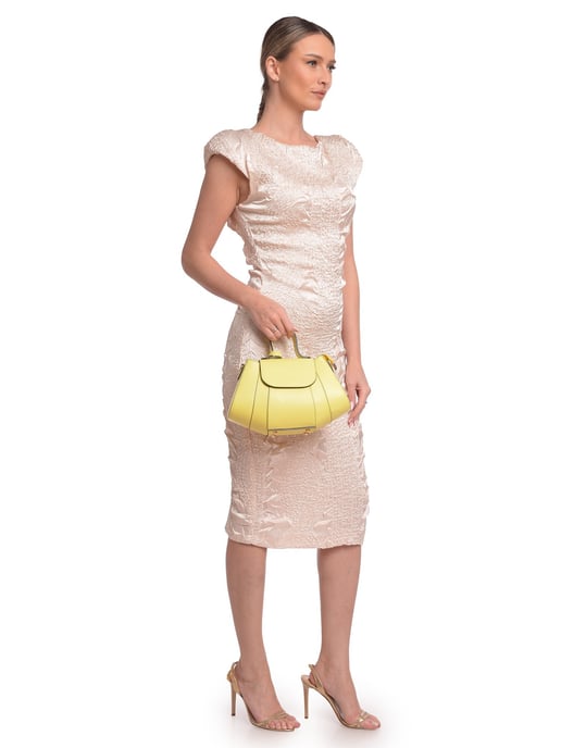Luisa Vannini Zweifarbig Rindsledertasche - Image 5