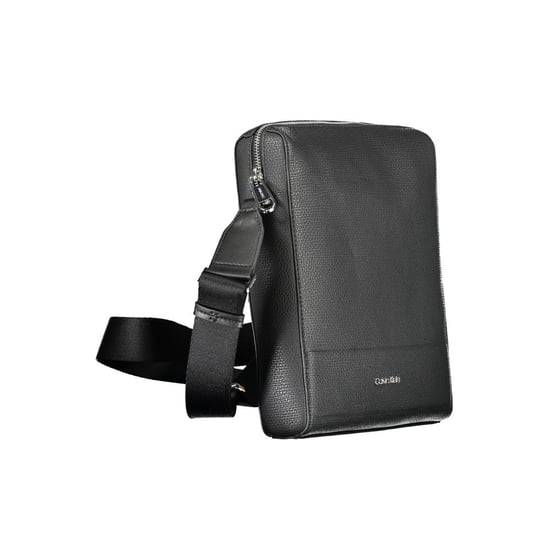Calvin Klein Schwarze Polyurethan Herren Schultertasche - Image 3