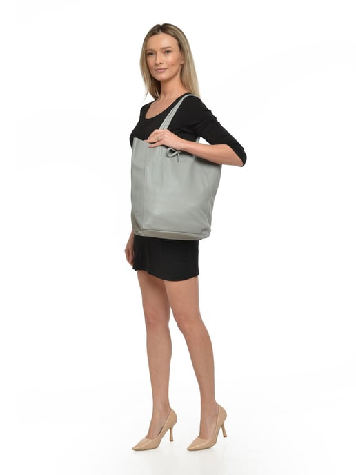 Roberta M Grau Rindsledertasche - Image 5