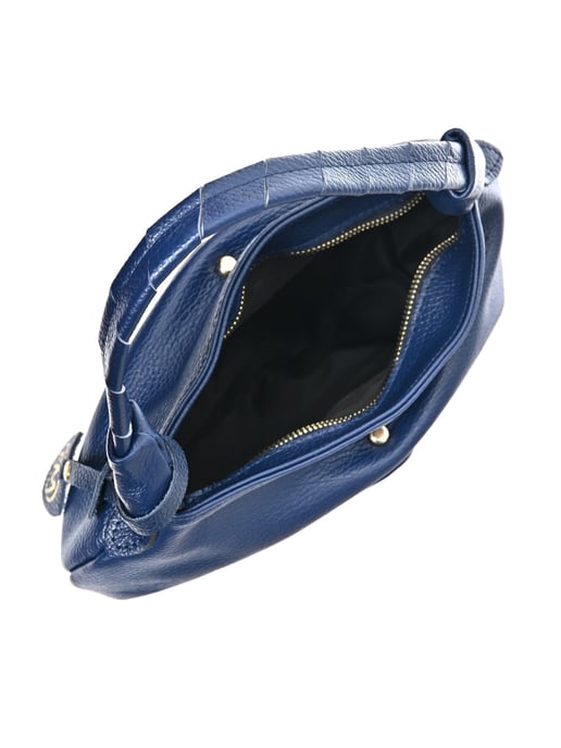 Roberta M Blau Rindsledertasche - Image 4